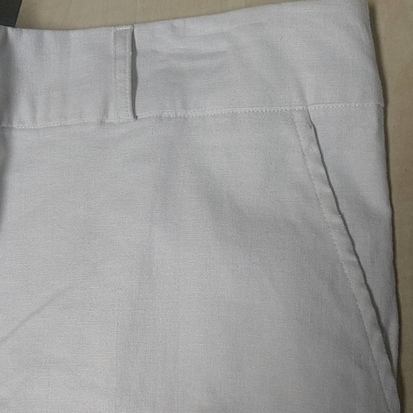 Linen Kenneth Cole NY Flat Front Linen Shorts 16 - Picture 8 of 8